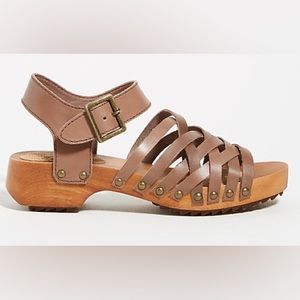 Kelsi Dagger Brooklyn Harling Clog Sandals Brown US11/EU 42